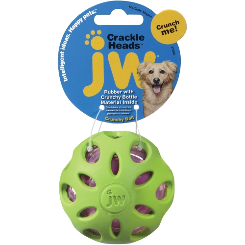 Petmate JW Crackle Heads krõbisev pall koertele M