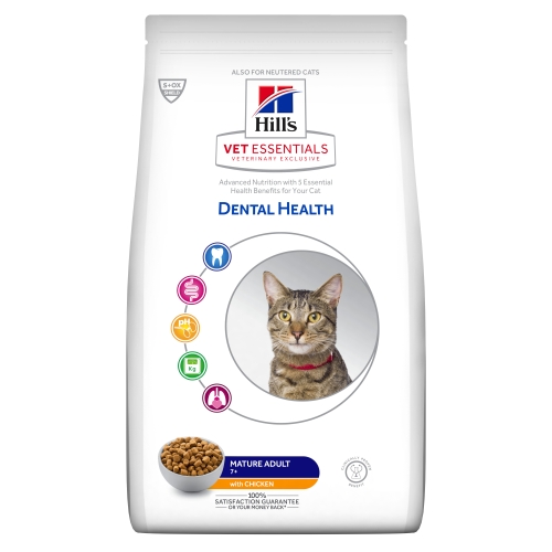 Hill's Vet Essentials Dental Mature kassitoit kanaga 1,5kg