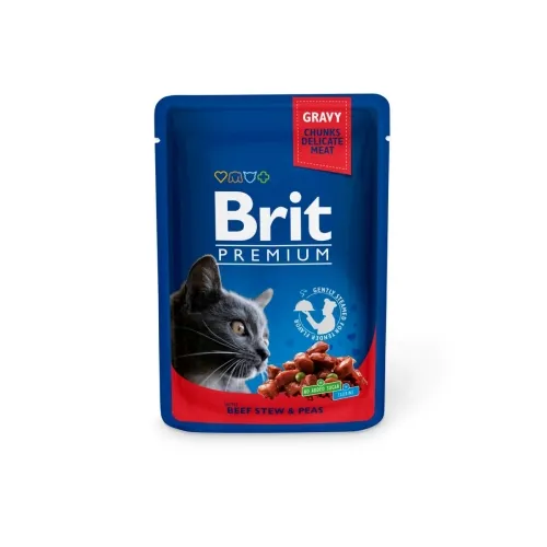 Brit Premium kassi einekotike, veis/herned kastmes, 100 g