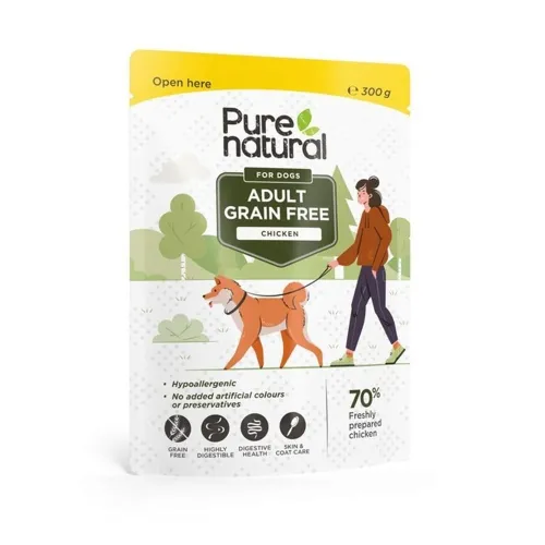 Purenatural koera einekotike, kana, teraviljavaba, 300 g