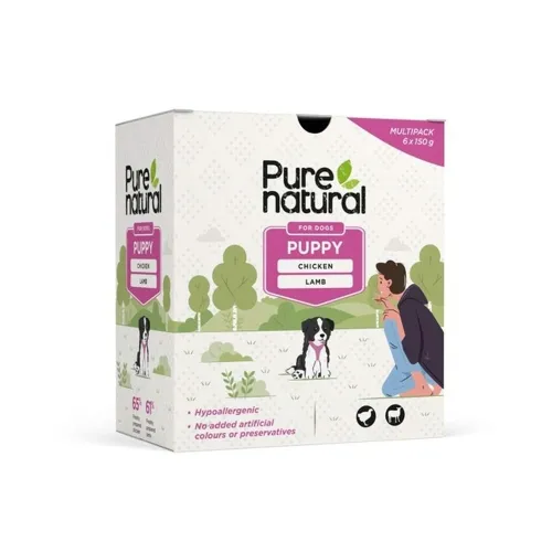 Purenatural kutsika einekotikeste multipakk, 6 x 150 g
