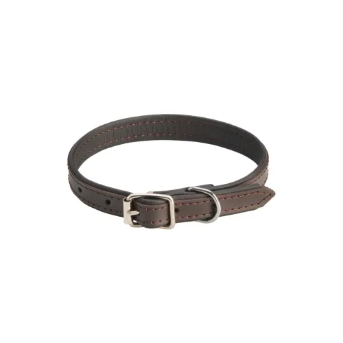 Feel nahast kaelarihm Basic, 1,8 x 50 cm, pruun