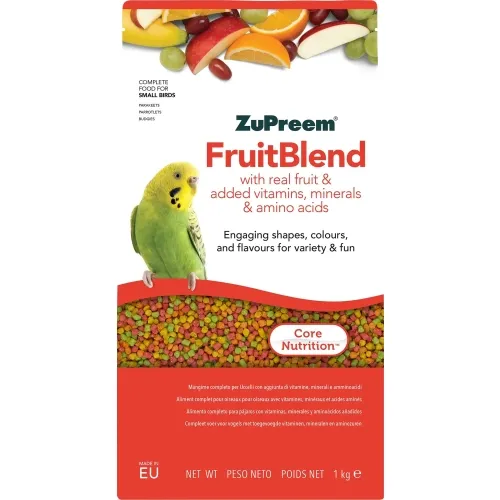 Zupreem Fruitblend täissööt väikestele lindudele, 1 kg