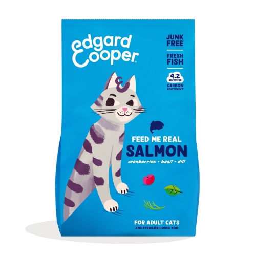 Edgard Cooper kuivtoit kassile lõhega 2 kg