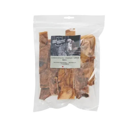 Eat Rustic koera maius, veisepeanahk, 10 tk
