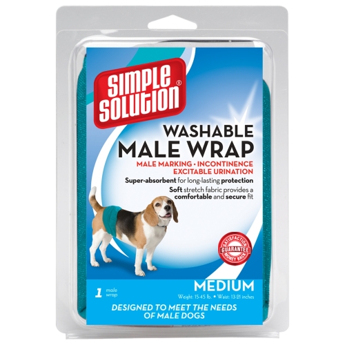 Simple Solution pestav mähe, isasele koerale M suurus, 1 tk