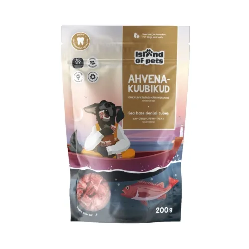 Island of Pets maius ahvenakuubikud, 200 g