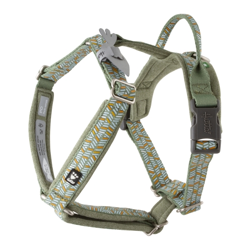 Hurtta Razzle-Dazzle Y-traksid 35-45 cm, roheline