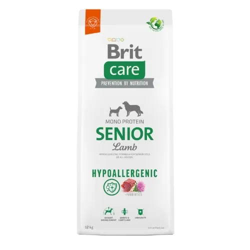 Brit Care kuivtoit eakatele koertele lambaliha ja riisiga 12 kg