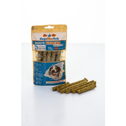 Dogslikefish koeramaius, lõhe ja tursakala pulgad 70 g