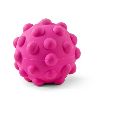 Little & Bigger koera mänguasi, piiksuv pall, 7 cm, roosa