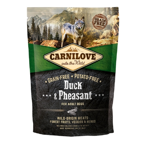 Carnilove koera kuivtoit, part/faasan, 1,5 kg