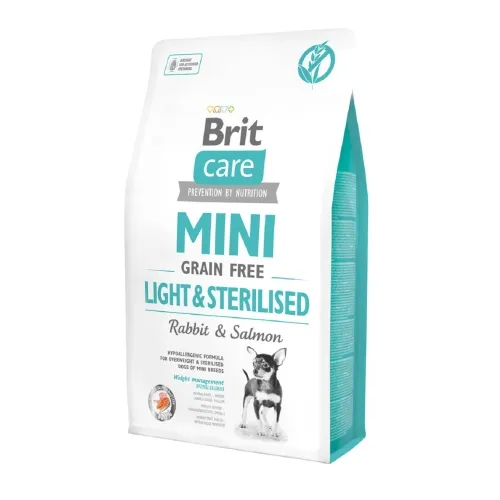 Brit Care Mini Light & Sterilised koera kuivtoit, 2 kg