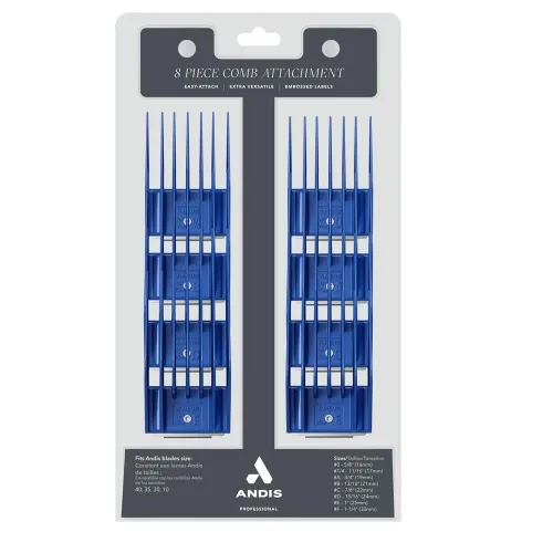 Andis lõikemasina lisakammide komplekt Guide, L, 8 tk