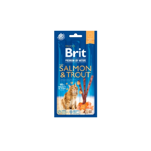 Brit Premium by Nature maius kassile lõhe ja forelliga 85 g
