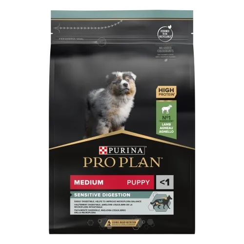 Purina PRO PLAN Medium Puppy Sensitive Digest with OPTIDIGEST®, 3 kg