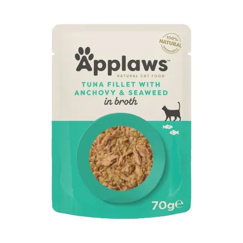 Applaws kassi einekotike, tuunikala/anšoovis/vetikas, 70 g