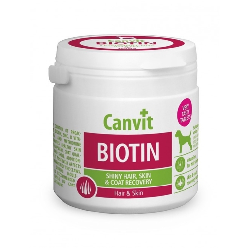 Canvit koera täiendsööt Biotin tabletid N100, 100 g