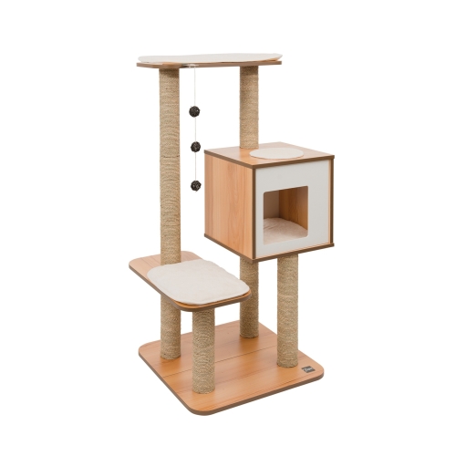 Catit Vasper V-High Base ronimispuu kassile, pruun