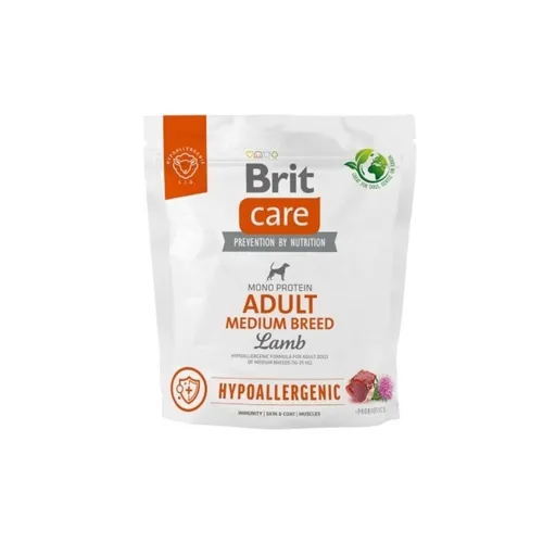 Brit Care kuivtoit keskmist tõugu koertele, lammas/riis 1 kg