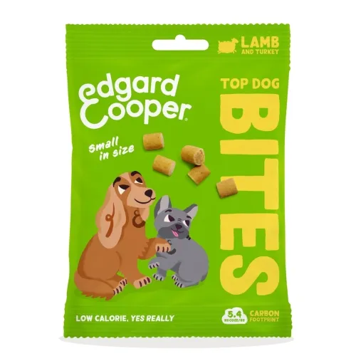 Edgard Cooper Bites maius väikestele koertele, lammas/kalkun, 50 g