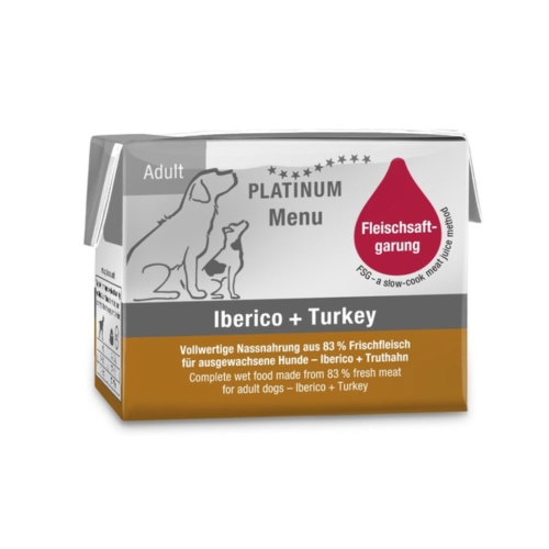 Platinum Menu konserv koerale Iberico ja kalkunilihaga 90 g