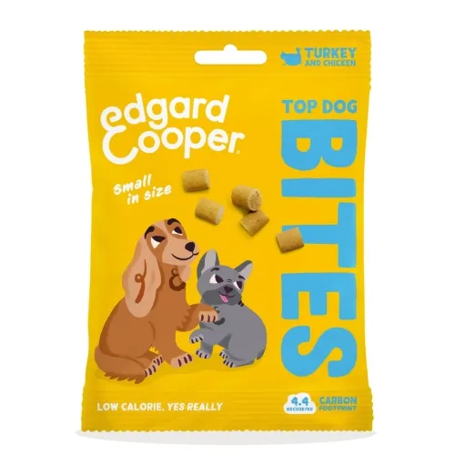 Edgard Cooper Bites maius väikestele koertele, kalkun/kana, 50 g