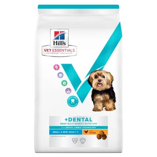 Hill's VE Multi-Benefit Dental kuivtoit väikestele koertele, kana, 2kg