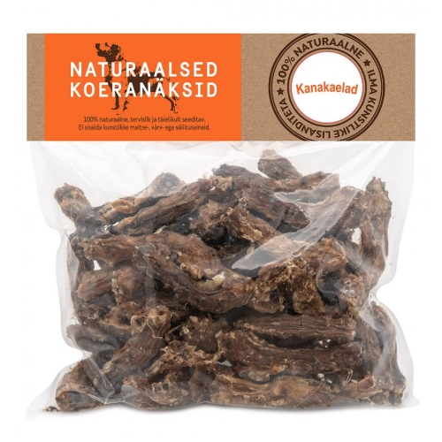 Naturaalne maius koertele, kanakaelad 200 g