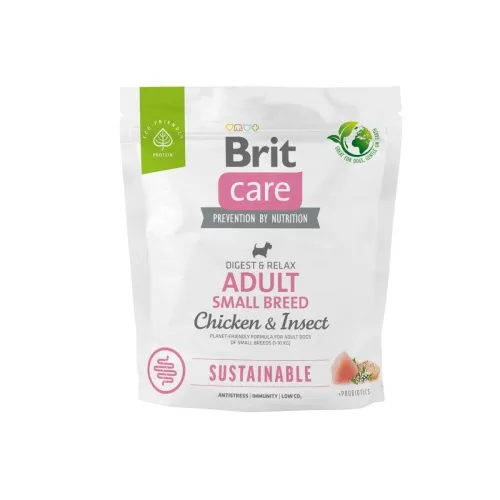 Brit Care kuivtoit väikest tõugu koertele, kana/putukavalk, 1 kg