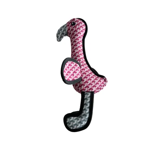 Bark-a-Boo koera mänguasi Tuffbeastz 3D Flamingo, 38 x 25 x 15 cm