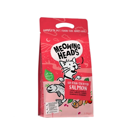 Meowing Heads So- Fish- Ticated  kuivtoit kassidele 1, 5 kg