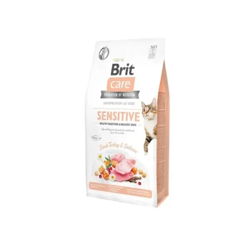 Brit Care Sensitive Healthy Digestion & Delicate kassi kuivtoit, 7 kg
