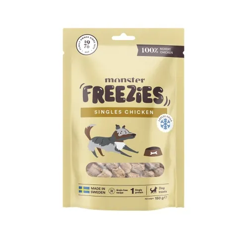 Monster Dog külmkuivatatud maius koerale, kana, 150 g