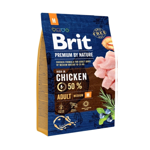 Brit Premium kuivtoit täiskasvanud keskmist tõugu koertele 3 kg