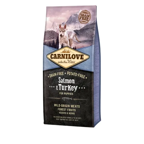 Carnilove kutsika kuivtoit, lõhe/kalkun, 12 kg