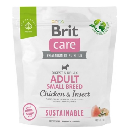 Brit Care kuivtoit väikest tõugu koertele kana ja putukavalguga, 1 kg
