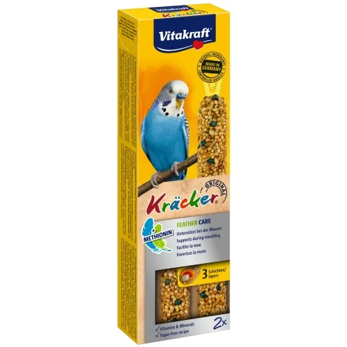 Vitakraft Kräcker Feather Care viirpapagoide maius, 2 tk