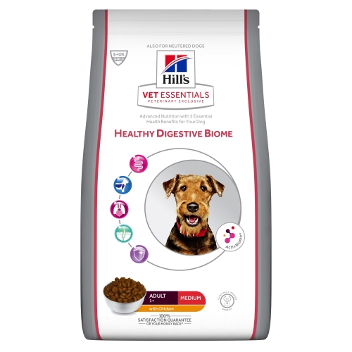 Hill's Vet Essentials Digestive Biome Medium koera täissööt 2kg