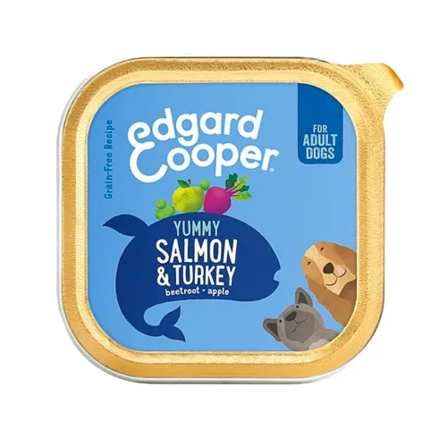 Edgard Cooper konserv koerale lõhe ja kalkuniga 150 g