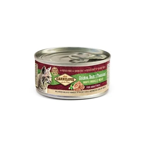 Carnilove kassi konserv, kana/part/faasan, 100 g