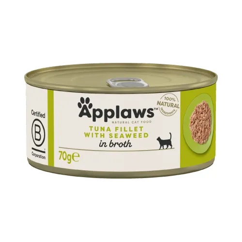 Applaws konserv kassidele, tuunikala ja vetikaga, 70 g