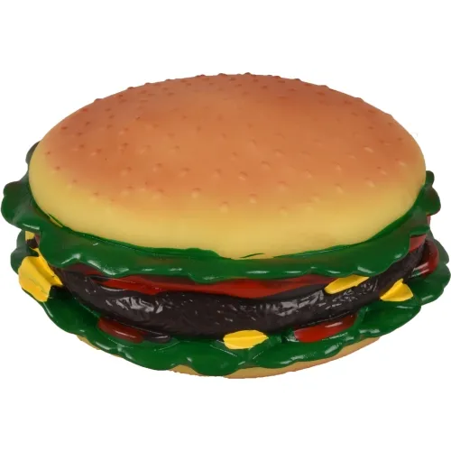 Flamingo koera mänguasi, hamburger 15 x 15 x 6 cm