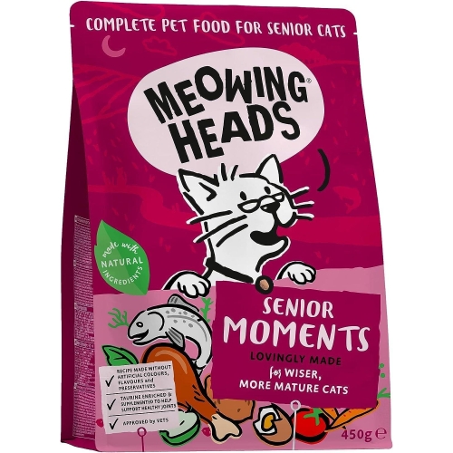 Meowing Heads Senior Moments kassitoit 450 g