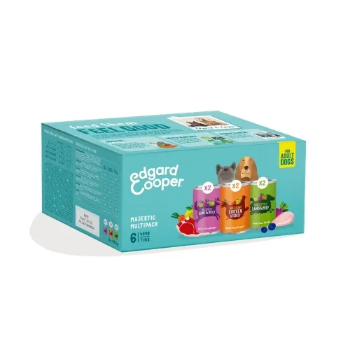 Edgard Cooper koera konservide multipakk, 6 x 400 g