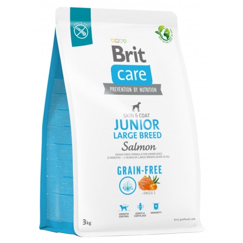 Brit Care kuivtoit suurt tõugu jununior lõhega 3 kg