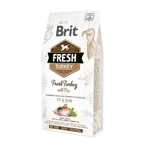 Brit Fresh Fit & Slim koera kuivtoit, kalkun/hernes, 2,5 kg