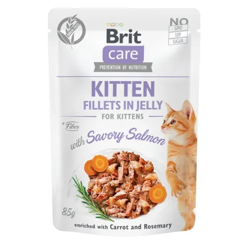 Brit Care einekotike kassipojale, lõhe želees, 85 g