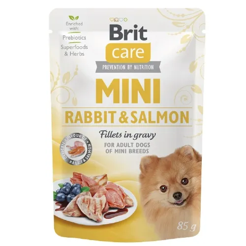 Brit Care koera einekotike, jänes/lõhe, 85 g