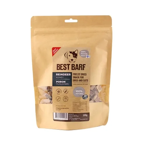 Best Barf külmkuivatatud maius, põhjapõdra neer 100 g